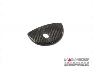 FIAT 500 Glove Box Door Handle Cover - Carbon Fiber